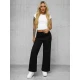 Moteriškos juodos spalvos kelnės Vestin Kelnės