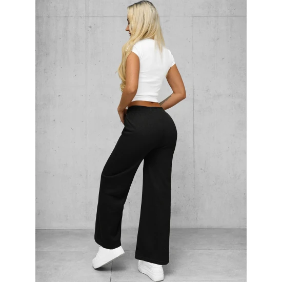 Moteriškos juodos spalvos kelnės Vestin Kelnės