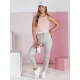 Moteriškos laisvalaikio pilkos slim fit kelnės Sport UY2400