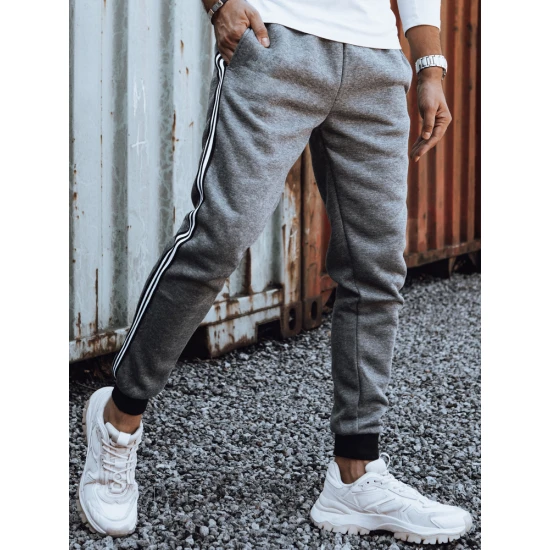 Vyriškos tamsiai pilkos laisvalaikio kelnės Harin UX4423