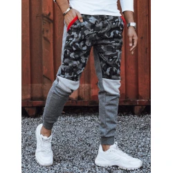 Vyriškos tamsiai pilkos laisvalaikio kelnės Army