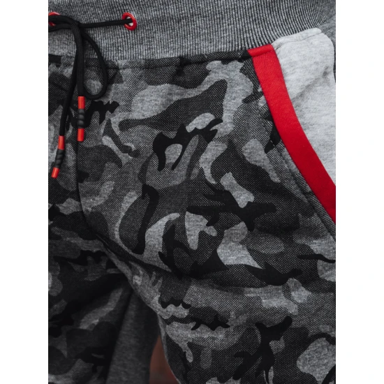 Vyriškos tamsiai pilkos laisvalaikio kelnės Army UX4427