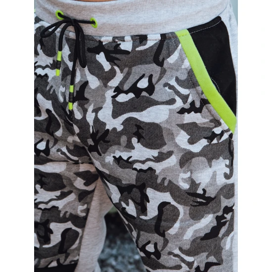 Vyriškos šviesiai pilkos laisvalaikio kelnės Army Laisvalaikio kelnės