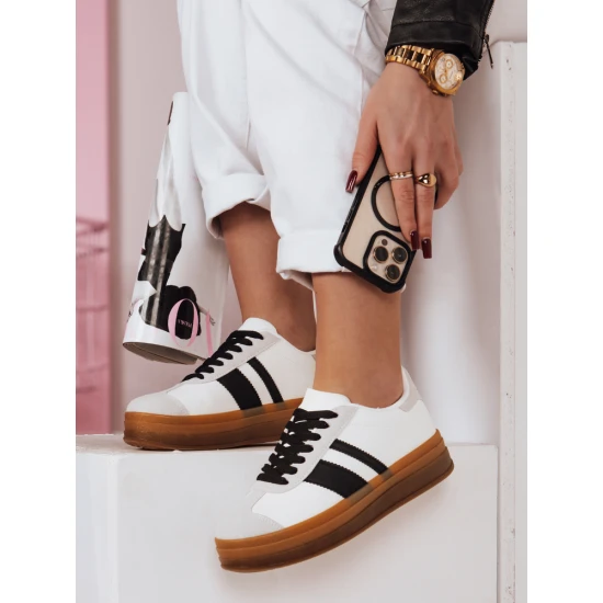 Moteriški baltos spalvos laisvalaikio batai Tag ZY0663