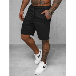 Vyriški juodos spalvos šortai Emir