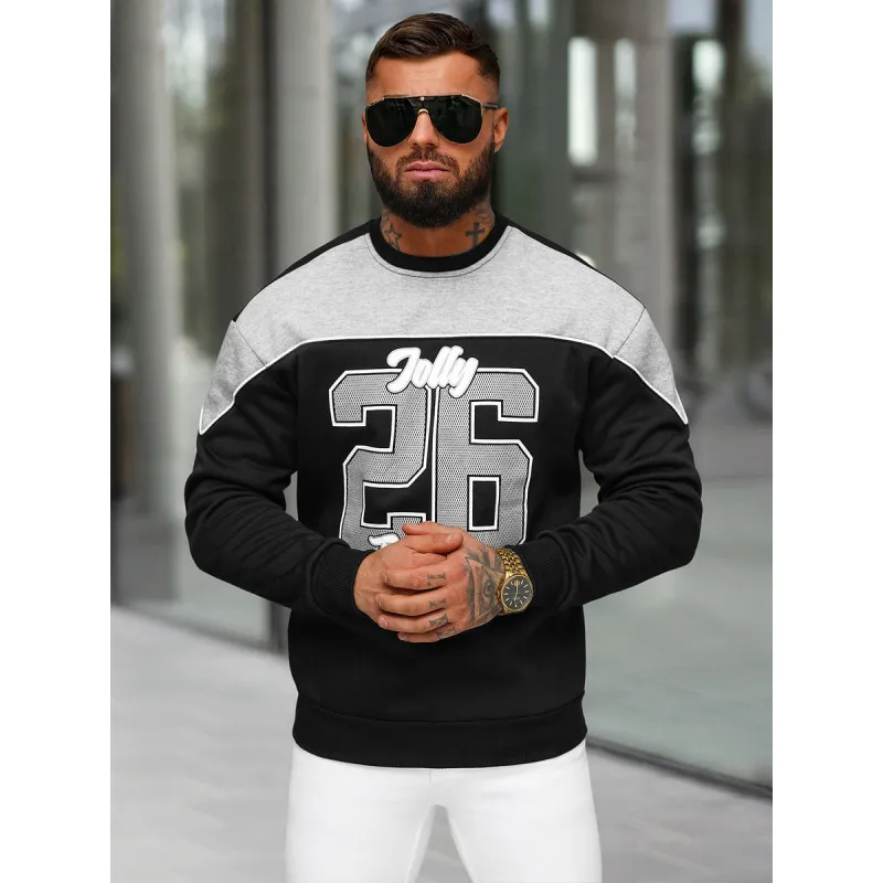 Men's black jumper Jolly O/RR250005