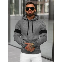 Vyriškas tamsiai pilkas džemperis Oven