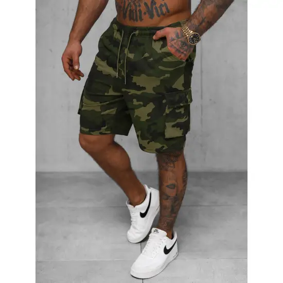 Vyriški žali kamufliažiniai šortai  Army JS/8K282/29