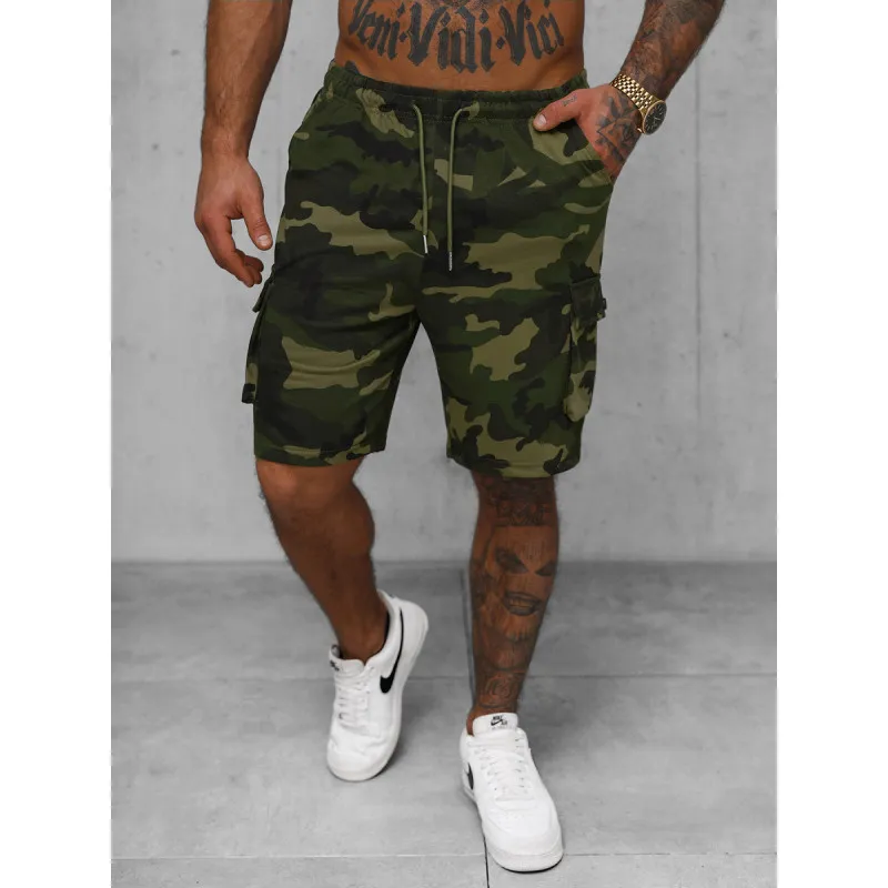 Vyriški žali kamufliažiniai šortai  Army JS/8K282/29