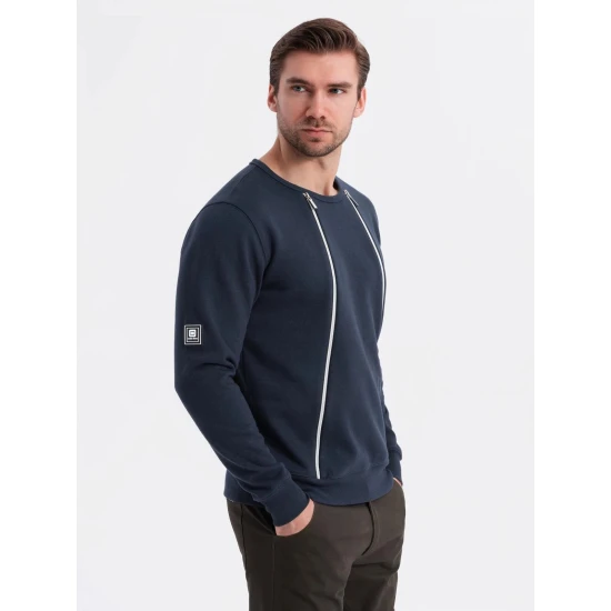 Vyriškas tamsiai mėlynas megztinis Anum V2 OM-SSNZ-0187