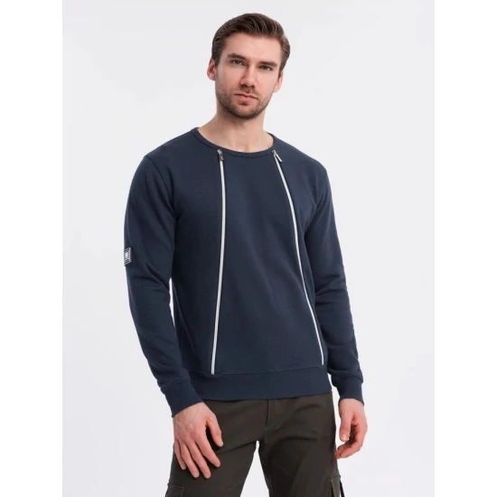 Vyriškas tamsiai mėlynas megztinis Anum V2 OM-SSNZ-0187