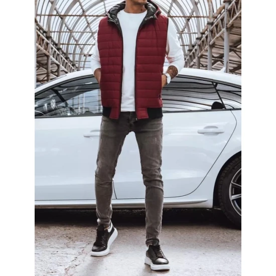 Vyriška bordo liemenė Minel JS/MY88Z