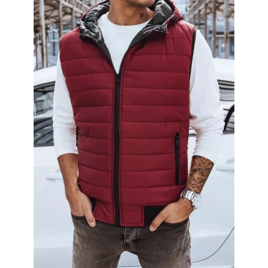 Vyriška bordo liemenė Minel JS/MY88Z