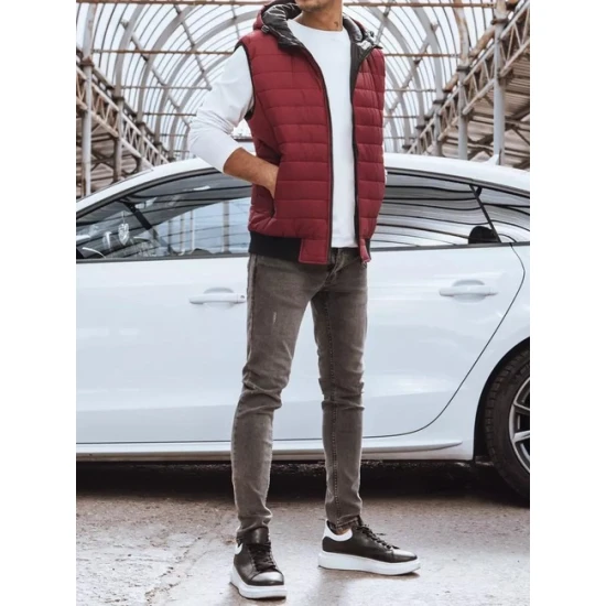 Vyriška bordo liemenė Minel JS/MY88Z