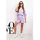 Women's purple set Nika 32233
