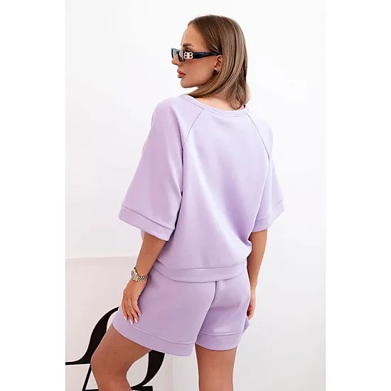 Women's purple set Nika 32233