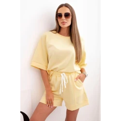 Moteriškas geltonos spalvos komplektas Nika