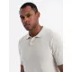 Vyriški rusvos spalvos polo marškinėliai Swing V6 OM-POSS-0117