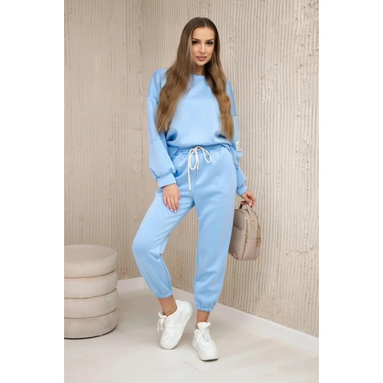 Moteriškas šviesiai mėlynas komplektas Vesta Sportiniai kostiumai