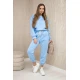 Moteriškas šviesiai mėlynas komplektas Vesta Sportiniai kostiumai