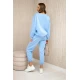 Moteriškas šviesiai mėlynas komplektas Vesta Sportiniai kostiumai