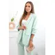 Elegantiškas moteriškas mėtinės spalvos komplektas Silva 32187