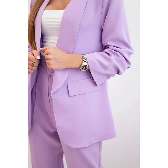 Elegantiškas moteriškas violetinės spalvos komplektas Silva 31817