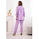 Elegantiškas moteriškas violetinės spalvos komplektas Silva 31817