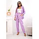 Elegantiškas moteriškas violetinės spalvos komplektas Silva 31817