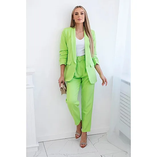 Elegantiškas moteriškas žalios spalvos komplektas Silva 29329