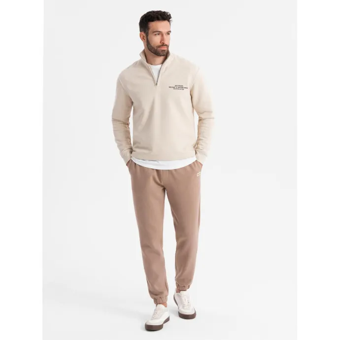Unisex ruskeat vapaa-ajan housut Argan V16 OU-PSBC-0100