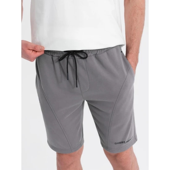 Vyriški pilkos spalvos šortai Sport Šortai | Bridžai