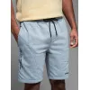 Miesten vaaleansiniset shortsit Sport V1 OM-SRSK-0138