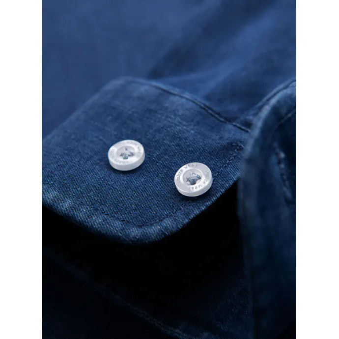 Miesten denim tummansininen paita Mant V1 OM-SHDS-0180