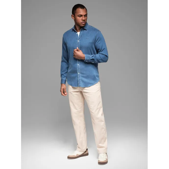Miesten sininen denimpaita Mant V2 OM-SHDS-0180