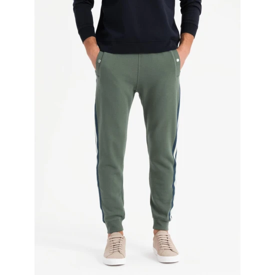 Vyriškos chaki spalvos laisvalaikio kelnės Olin V2 OM-PASK-0258