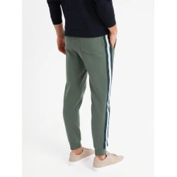 Vyriškos chaki spalvos laisvalaikio kelnės Olin