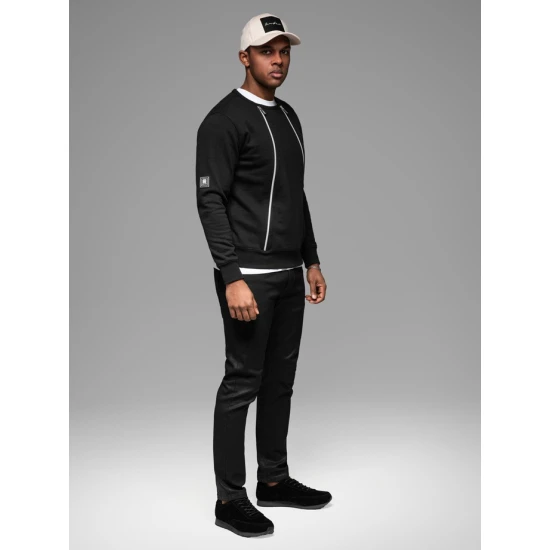 Vyriškas juodas megztinis Anum Džemperiai