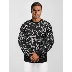 Vyriškas juodas džemperis Adon