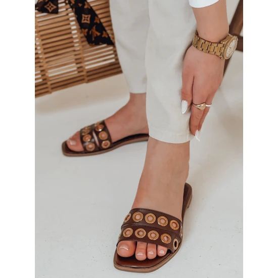 Moteriškos rudos spalvos šlepetės Stelsan ZY0855