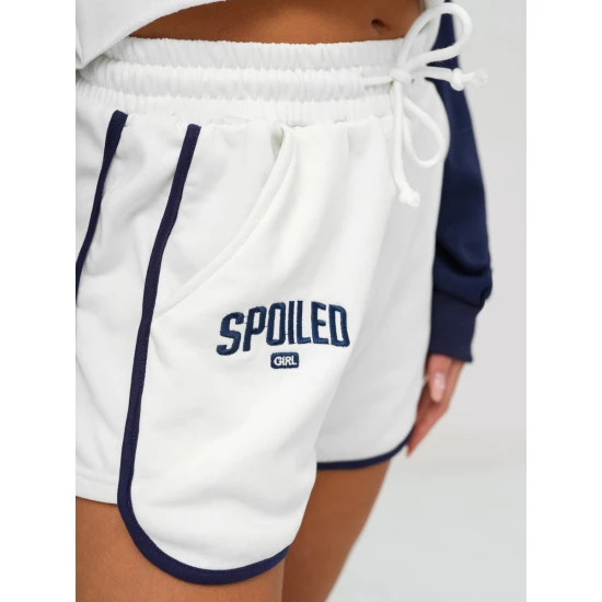 Moteriškias baltas komplektas Spoiled Sportiniai kostiumai