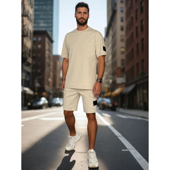 Vyriškas rusvas komplektas Summer AX0808