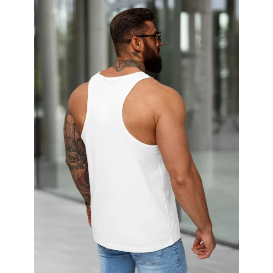 Vyriški berankoviai balti marškinėliai Romul Marškinėliai