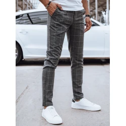 Vyrisškos tamsiai pilkos kelnės Optin