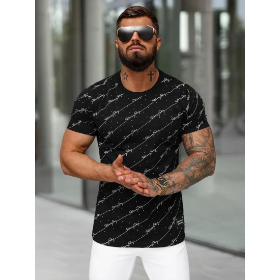 Vyriški juodi marškinėliai Stary