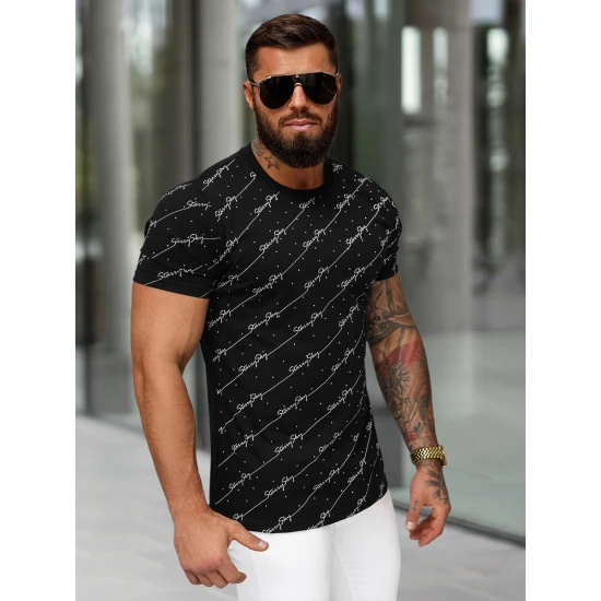 Vyriški juodi marškinėliai Stary