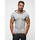 Pilki vyriški marškinėliai Remer Vienspalviai marškinėliai