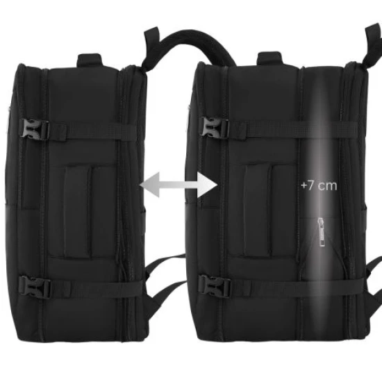 Juodos spalvos kelioninė kuprinė Tourist ZG947