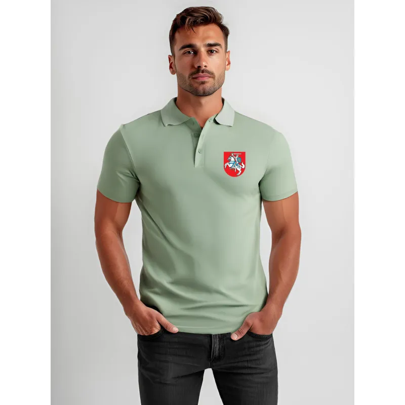 Vyriški mėtiniai polo marškinėliai Herbas JS/8T80