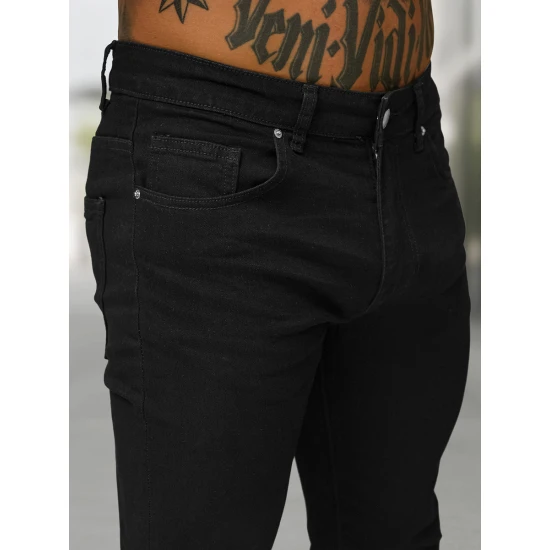 Vyriški juodi džinsai Novak Kelnės